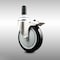 Service Caster 5 Inch 316SS Black Poly Swivel 1 Inch Expanding Stem Caster Lock Brake SCC SCC-SS316TTLEX20S514-PPUB-BLK-1 - alternate 4